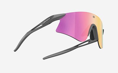 Превью  Велоочки RUDY PROJECT Astral Metal Titanium Matte, Линзы: Multilaser Sunset (SP885292-0000)